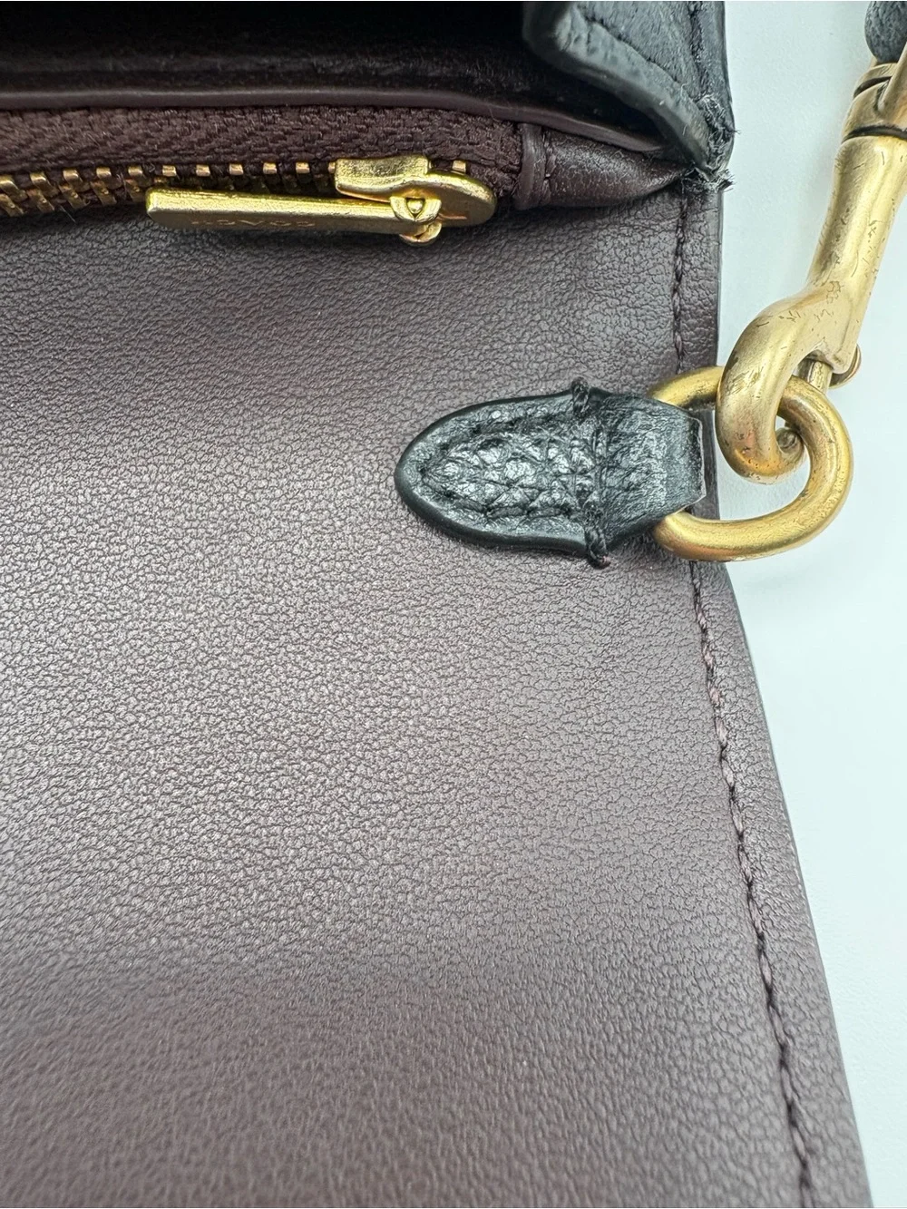 Coach Hayden Crossbody Black Pebbled Leather C4815
